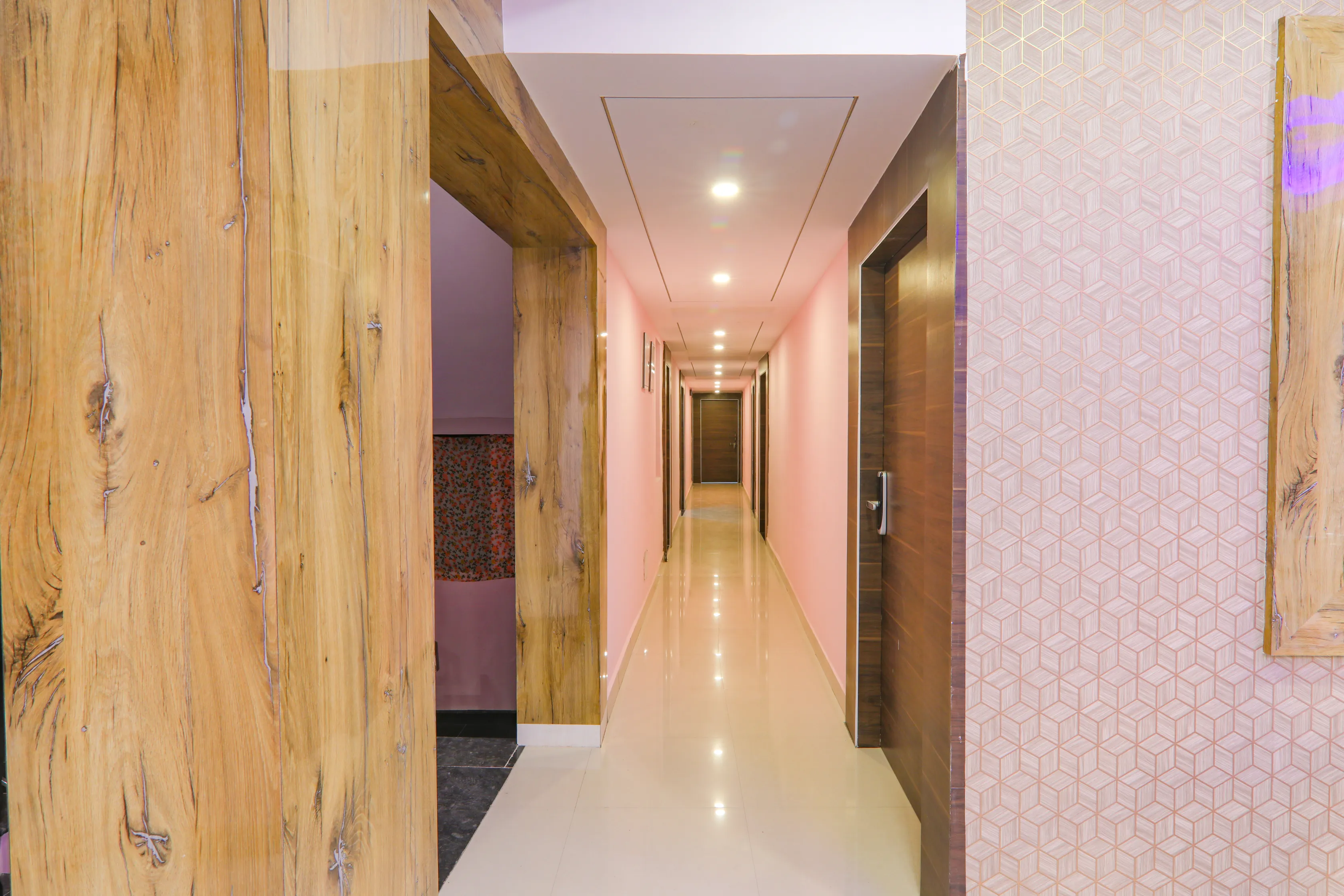 Guest floor corridor